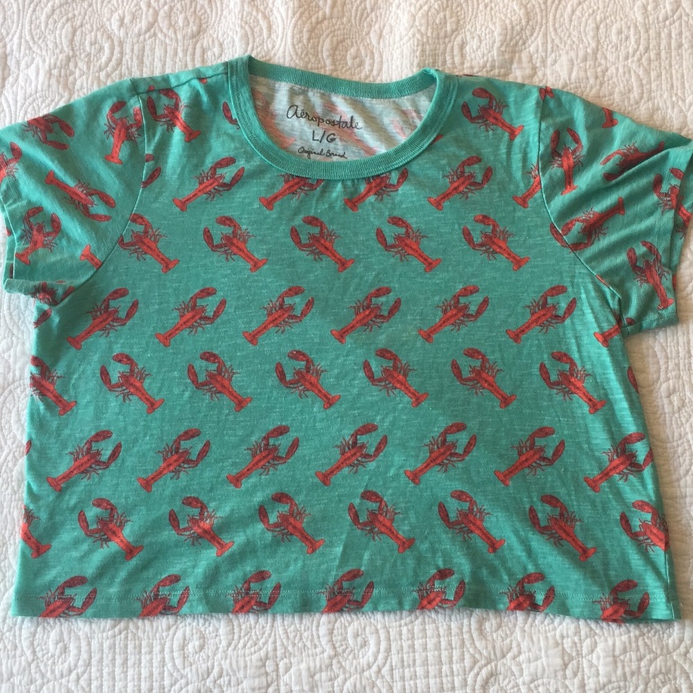 Turquoise Lobster T-shirt